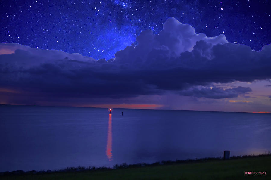 Milky Way Over Lake Okeechobee Photograph by Ken Figurski
