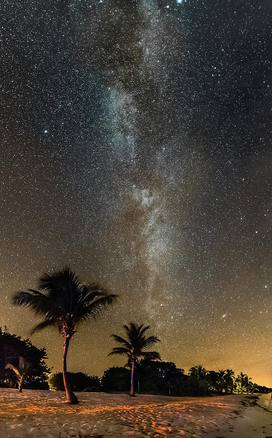 Milky way over Little Cayman Photograph by Ian Sempowski