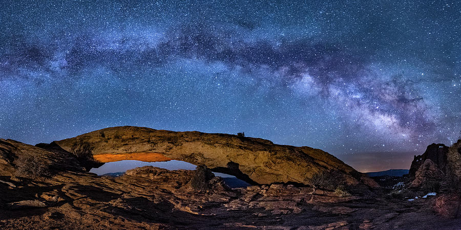 Milky Way Over Mesa Arch Photograph by Michael Ash