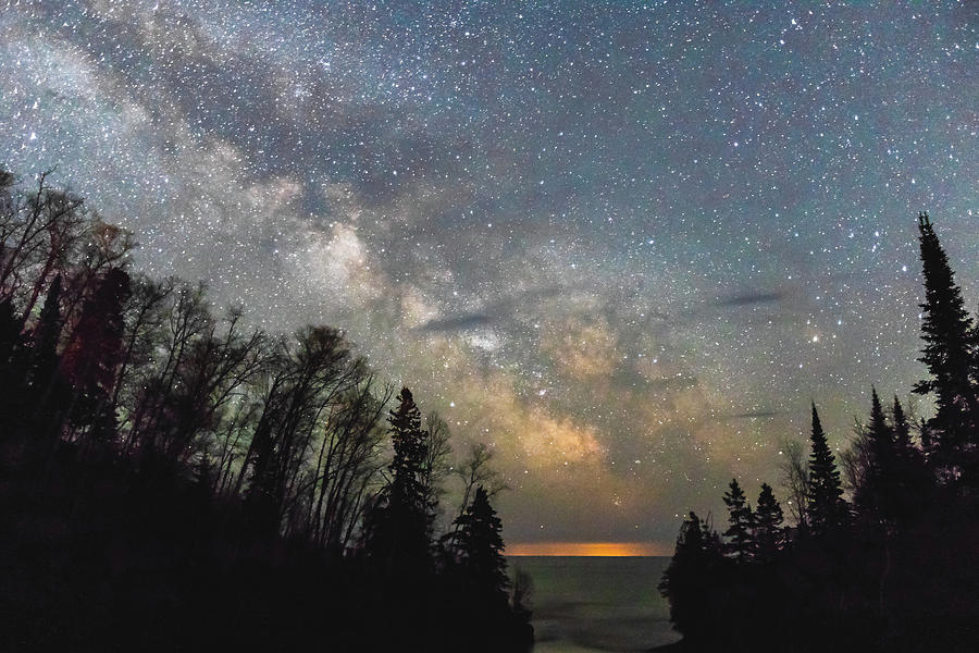 Milky Way over Minnesota 1 Photograph by Steven Upton