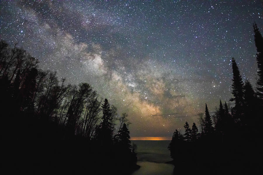 Milky Way over Minnesota 2 Photograph by Steven Upton