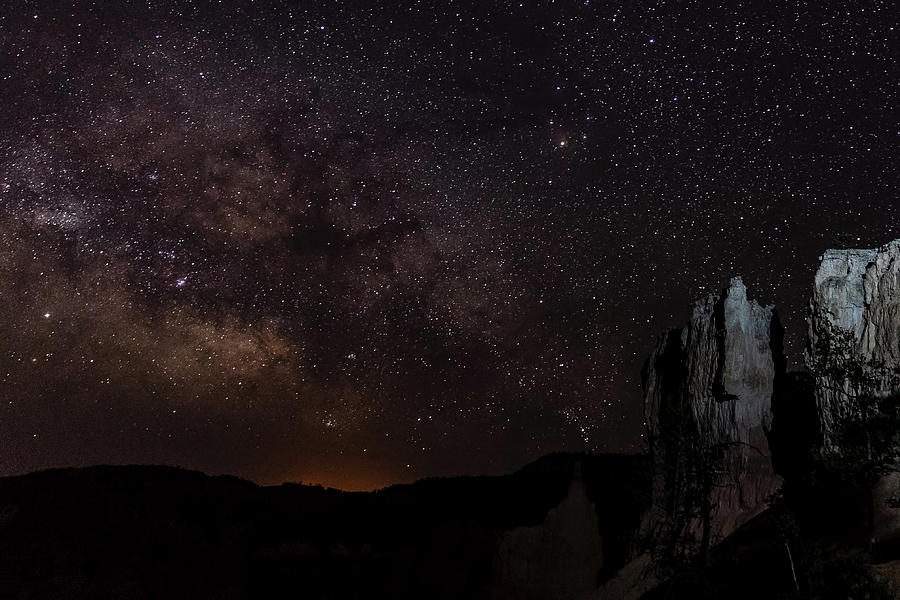 Milky Way over Navajo Loop Trail Photograph by James Marvin Phelps