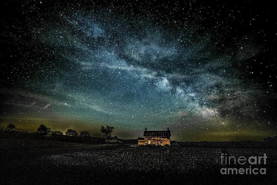 Milky Way Over Soperton Photograph by Roger Monahan