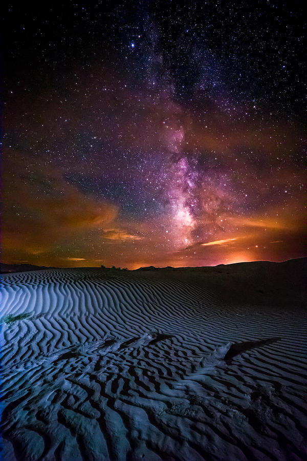 Milky Way over the Sand Photograph by Scott Law