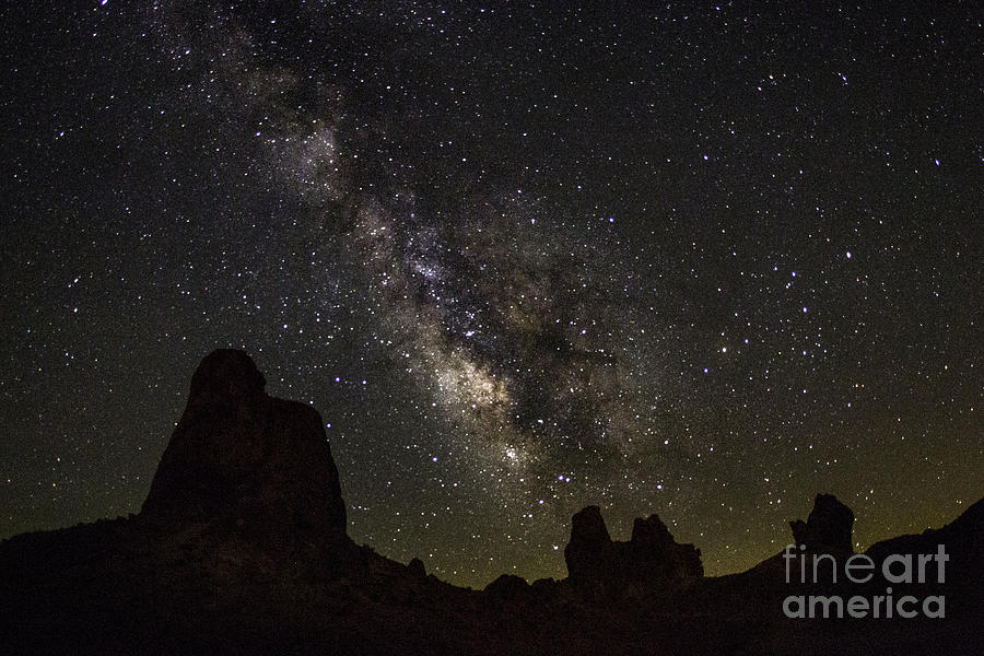 Milky Way over Trona Pinnacles Photograph by Mark Jackson