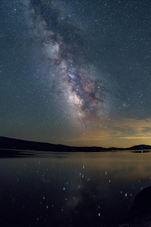 Milky Way Reflection Photograph by Jim Bruce