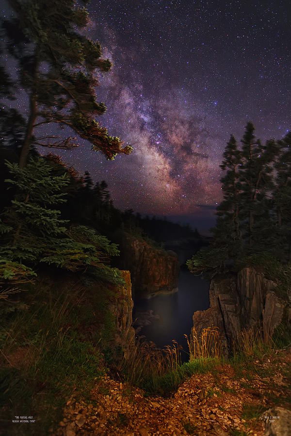 Milky Way Rising Over The Ravens Roost Photograph by Dale J Martin