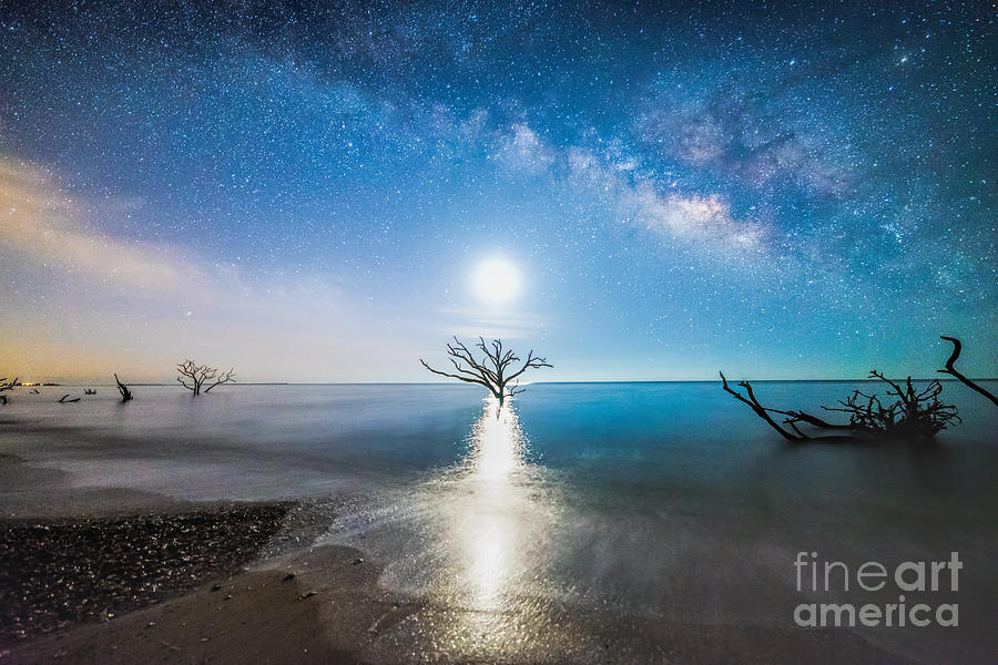 Milky Way Shore Photograph by Robert Loe