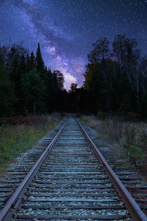 Milky Way Tracks Photograph by White Mountain Images