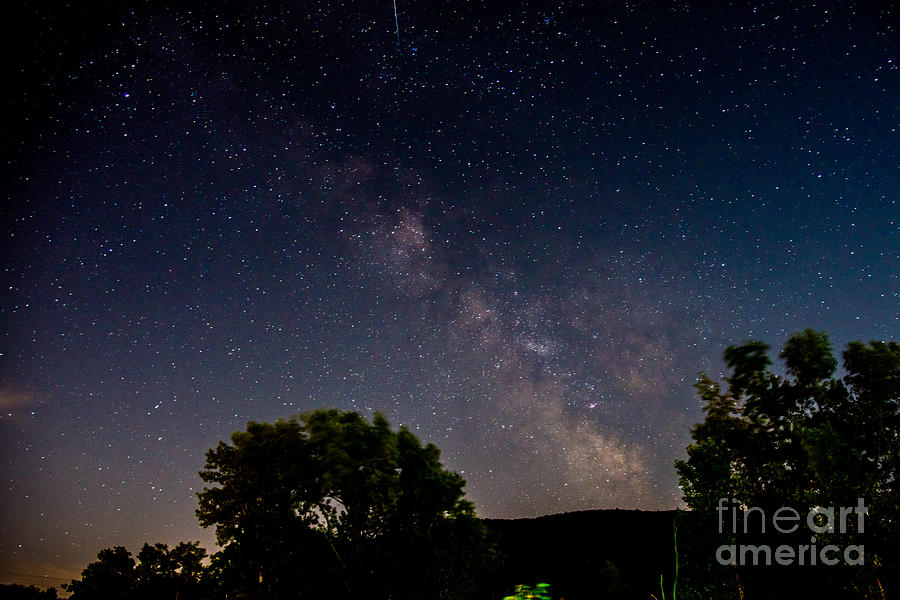 Milkyway in the Catskills Photograph by Jim DeLillo