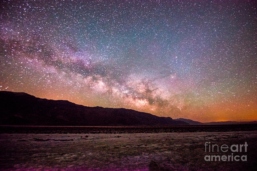 Milkyway over Death Valley Photograph by Jim DeLillo
