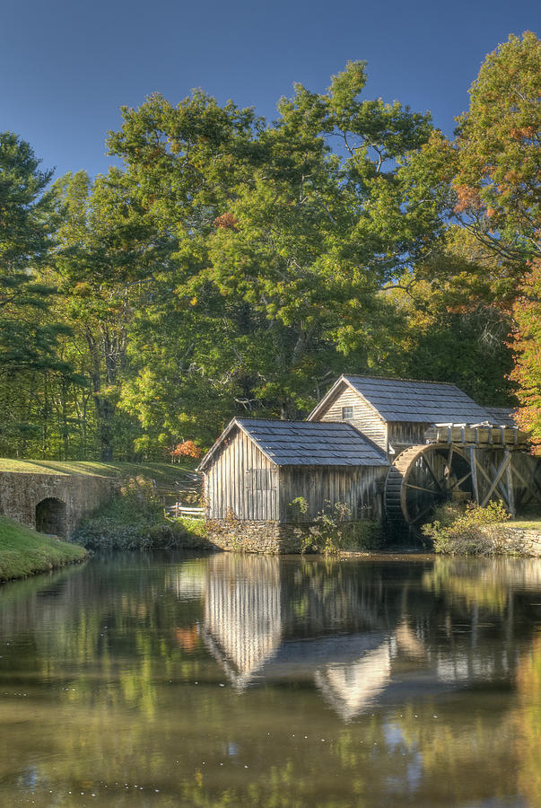 Mill and Pond Photograph by David Waldrop