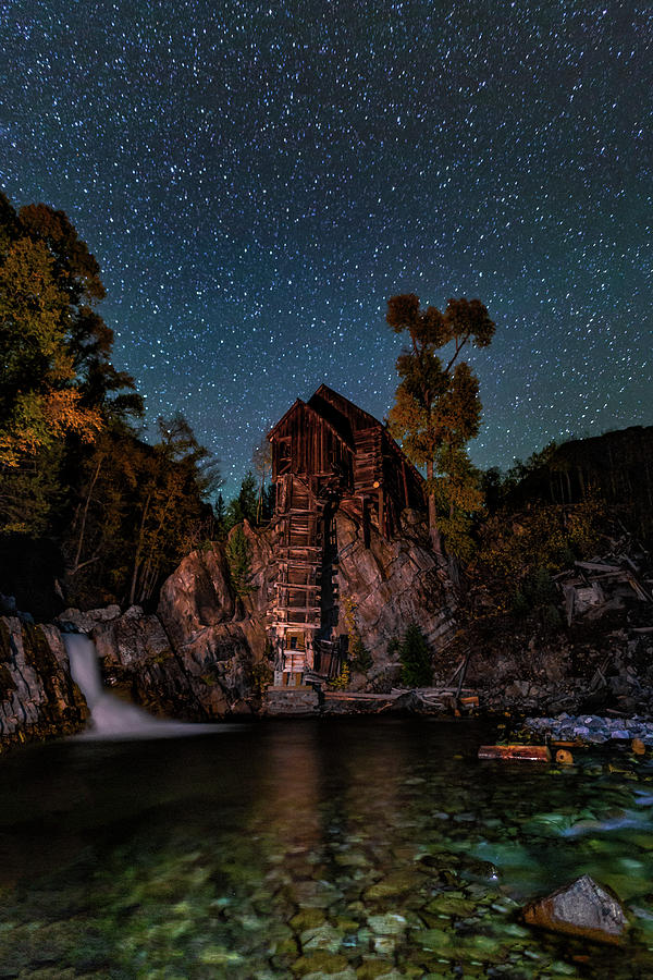 Mill at Night Photograph by Chuck Rasco Photography