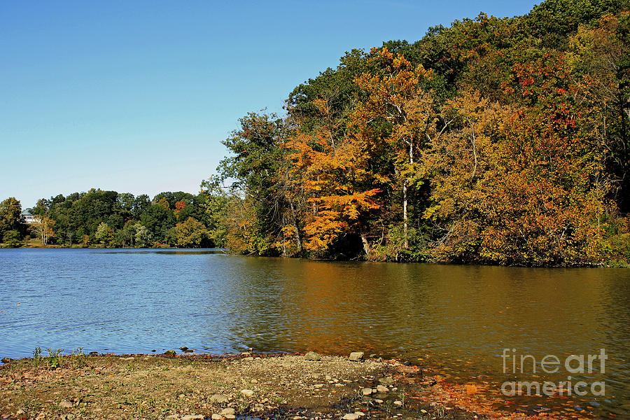 Mill Creek Park in Autumn Photograph by Terri Mills