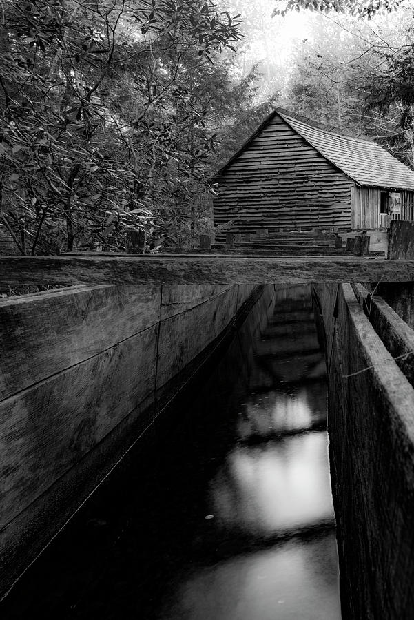 Mill Flume  Photograph by Steven Ainsworth