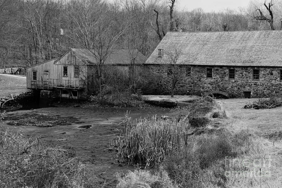 Mill in black and white Photograph by Paul Ward