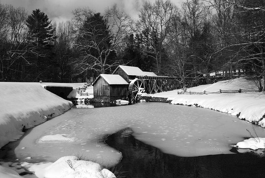 Mill On Ice Photograph by Eric Liller