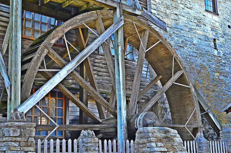 Mill Water Wheel  Photograph by Stacie Siemsen