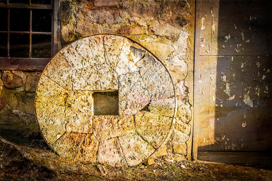 Mill Wheel At The Grist Mill Photograph