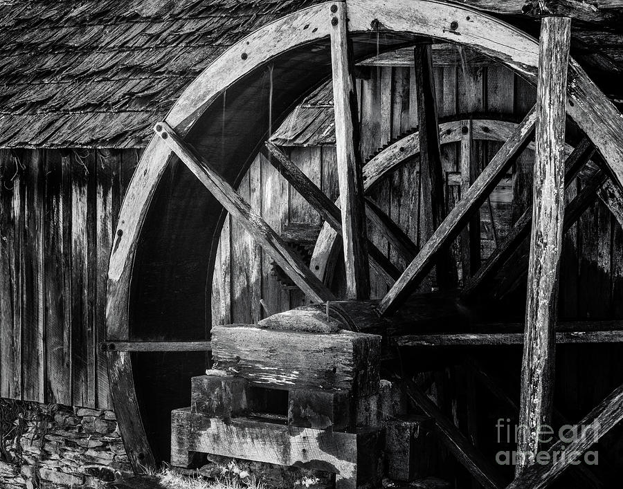Mill wheel Photograph by Izet Kapetanovic