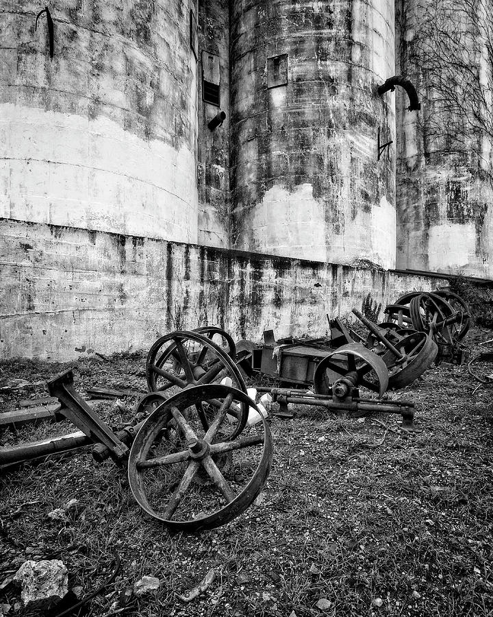 Mill Wheels Photograph by Alan Raasch