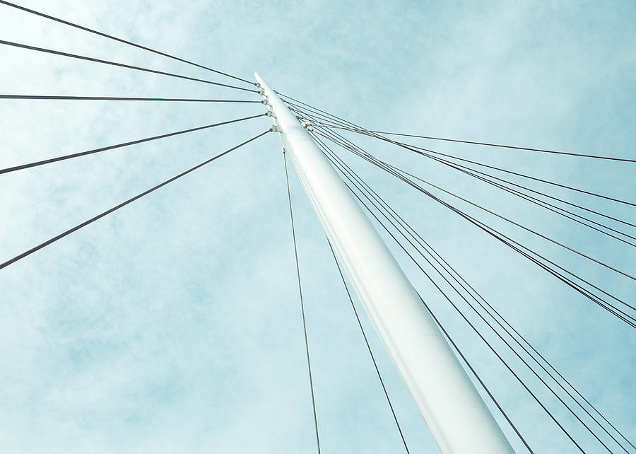 Millennium Bridge Denver Close-Up Color Photograph by Rachel Kemble ...