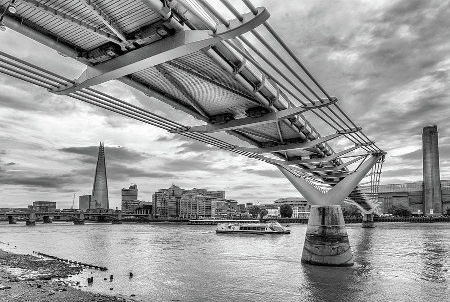 Millennium Bridge - London Photograph by Georgia Clare