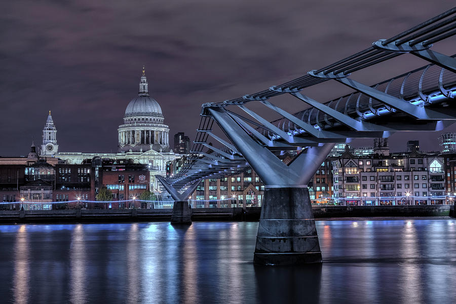 Millennium Bridge - London Photograph by Joana Kruse
