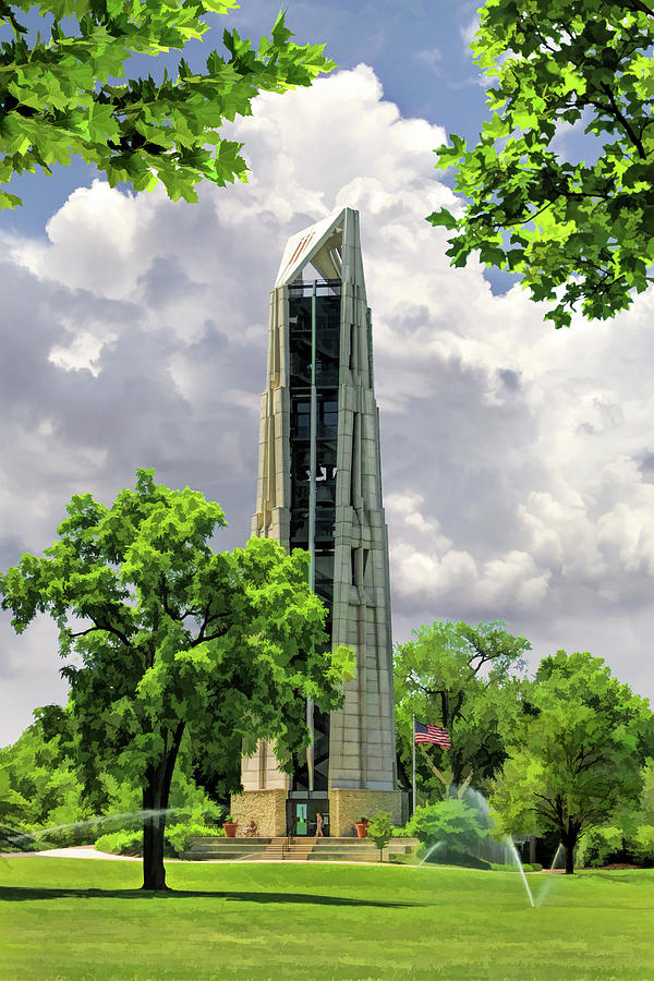 Millennium Carillon Painting by Christopher Arndt