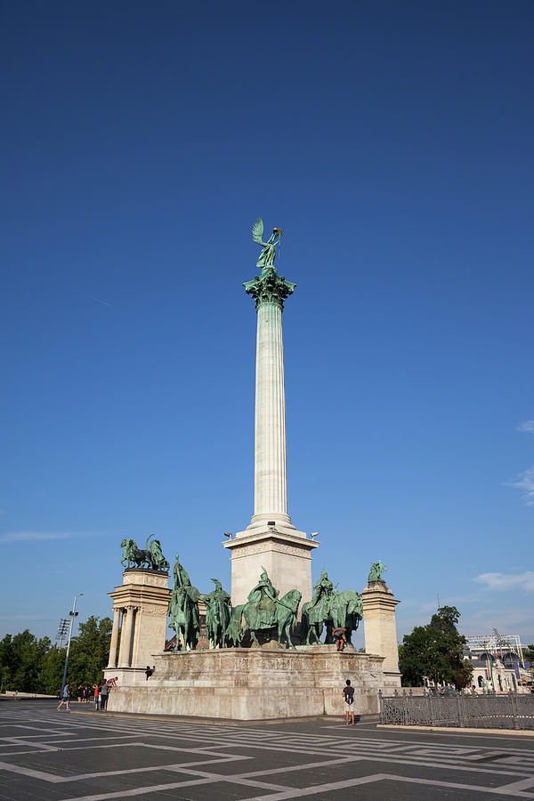 Millennium Monument on Heroes Square in Budapest Photograph by Artur Bogacki