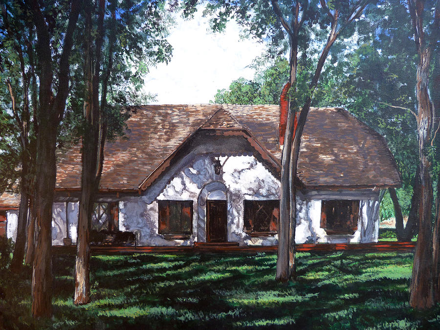 Miller Homestead Painting by Tom Roderick
