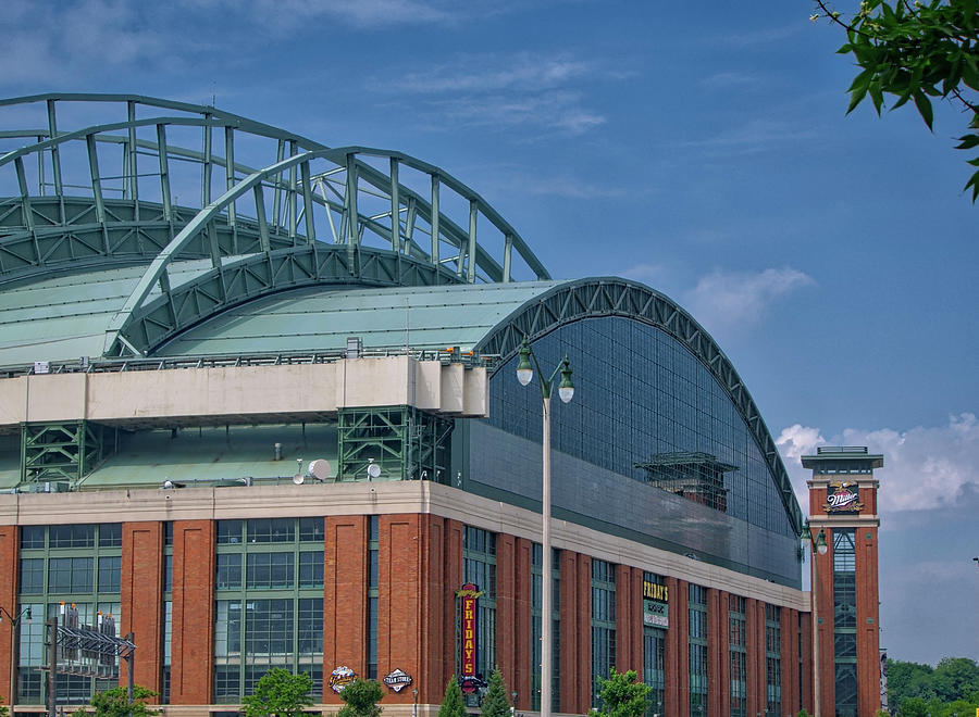 Miller Park - Home of the Brewers - Milwaukee - Wisconsin Photograph by Steven Ralser