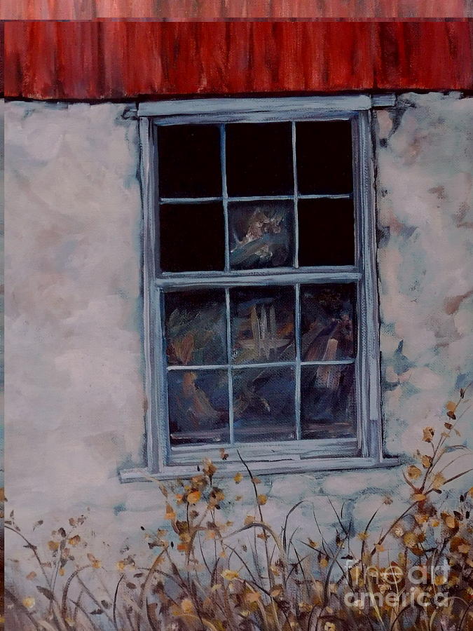 Millers Window Painting by Joan Clear