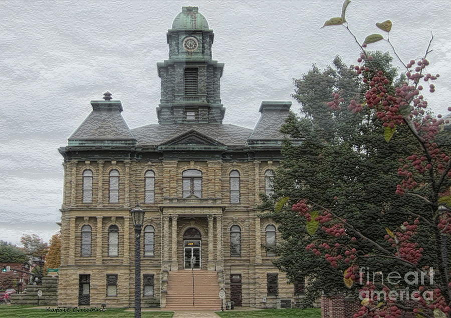 MIllersburg County Courthouse Photograph by Kathie Chicoine