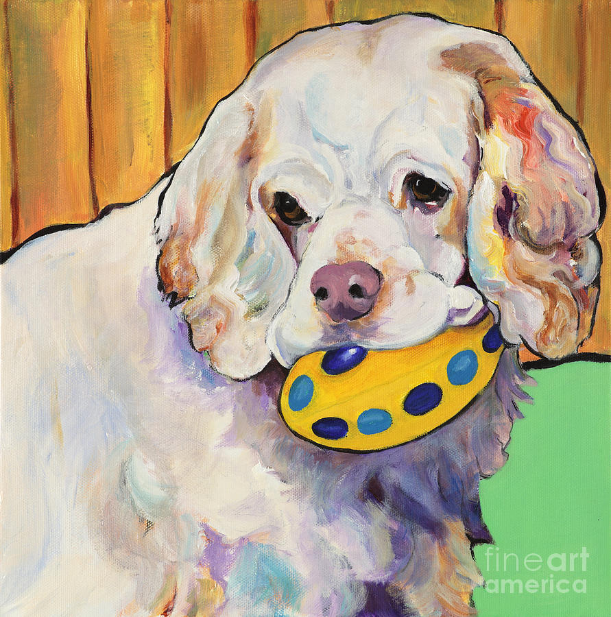 Millie Painting by Pat Saunders-White