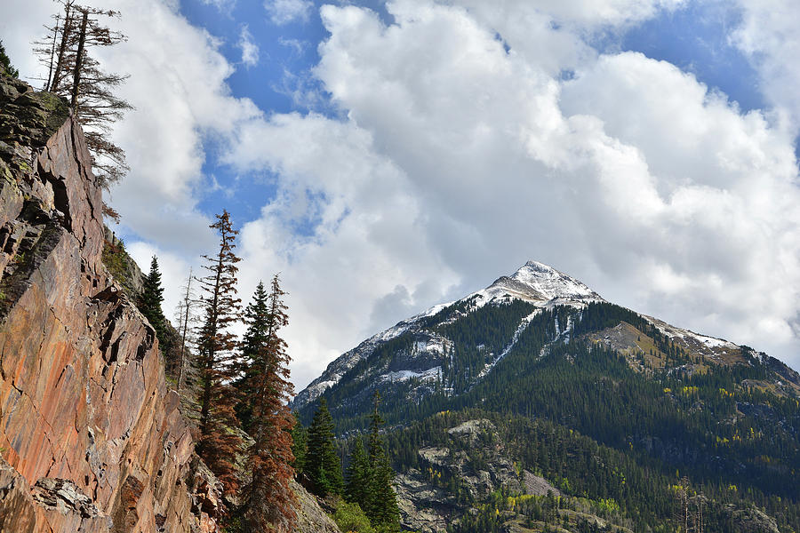 Million Dollar Highway Above Ouray Photograph by Ray Mathis
