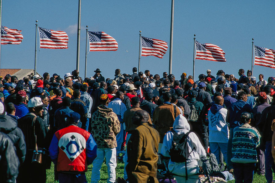Million Man March 1995 Photograph by Brian Green
