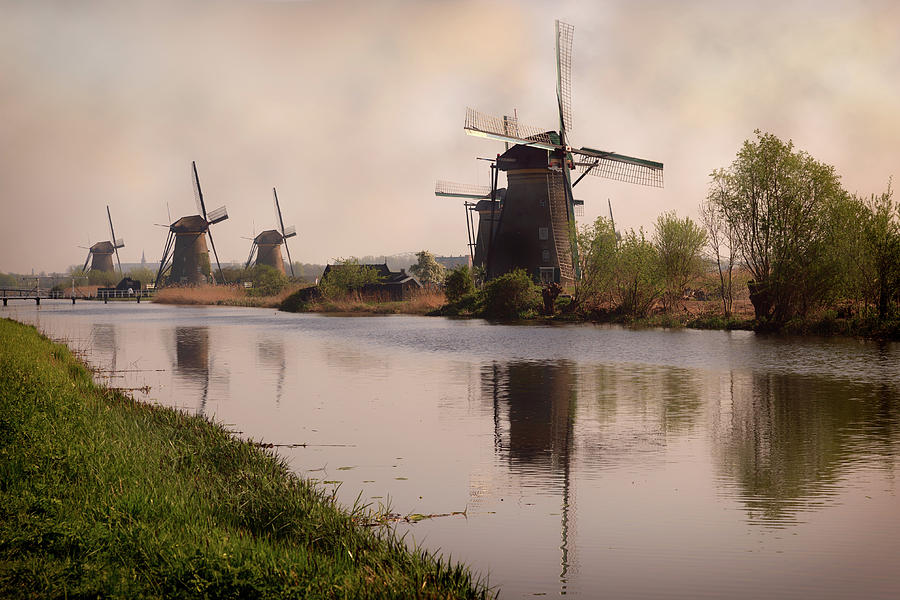 Mills at Kinderdijk 2 Photograph by Tim Abeln