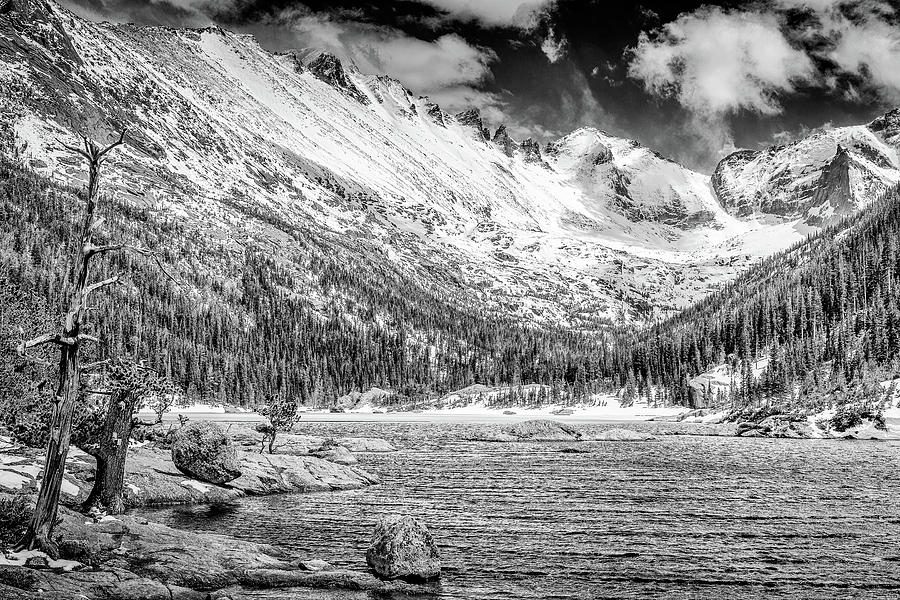 Mills Lake Monochrome Photograph by Eric Glaser