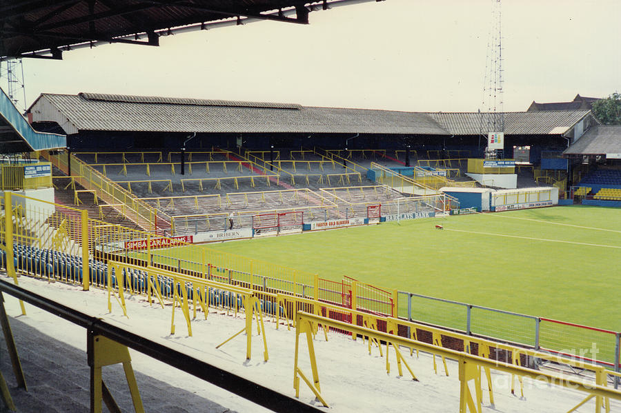 Millwall - The Den - East End Terrace 2 - August 1992 Photograph by Legendary Football Grounds