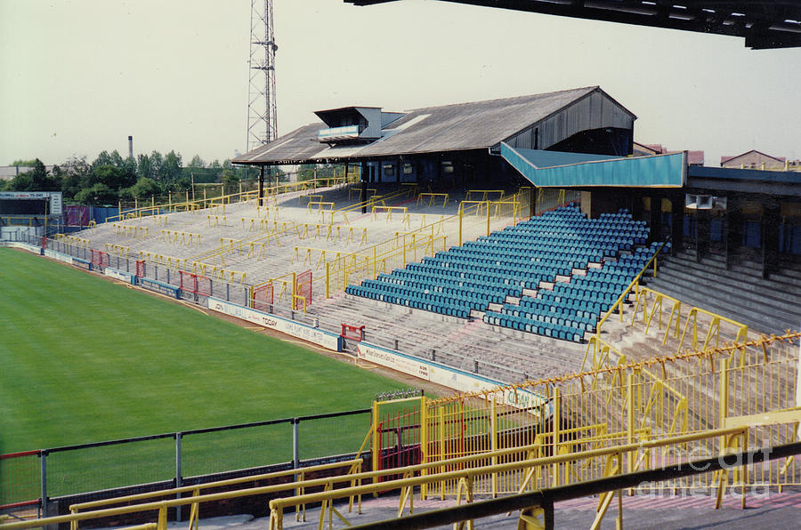 Millwall - The Den - North Terrace The Halfway 2 - Leitch - July 1992 Photograph by Legendary Football Grounds