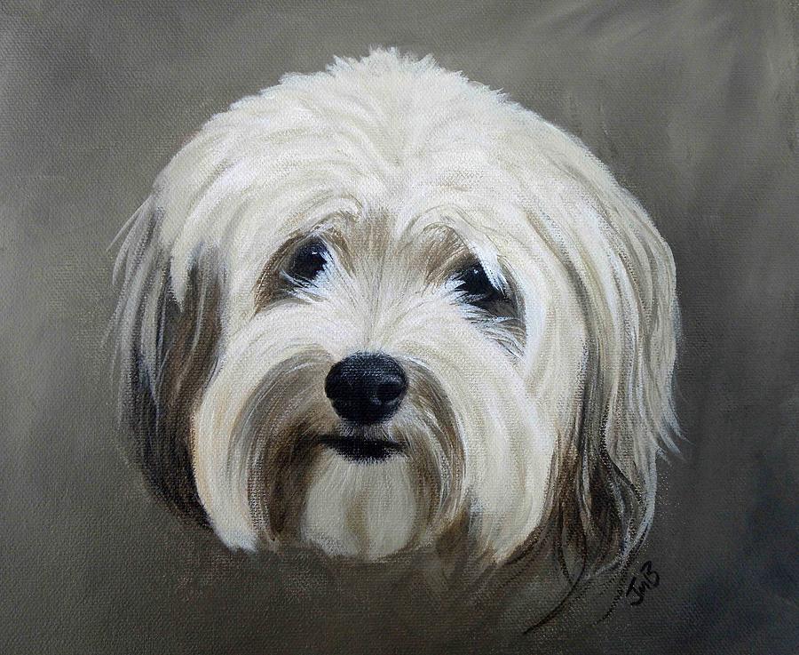 Dog Painting - Milo by Janice M Booth