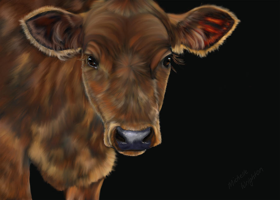 Farm Animals Painting - Milo by Michelle Wrighton