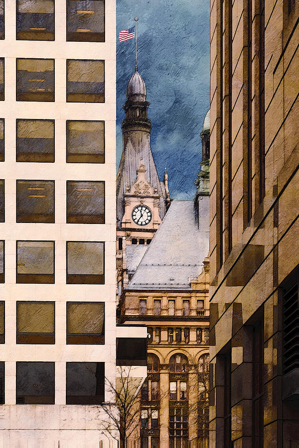 Milwaukee City Hall Digital Art by David Blank