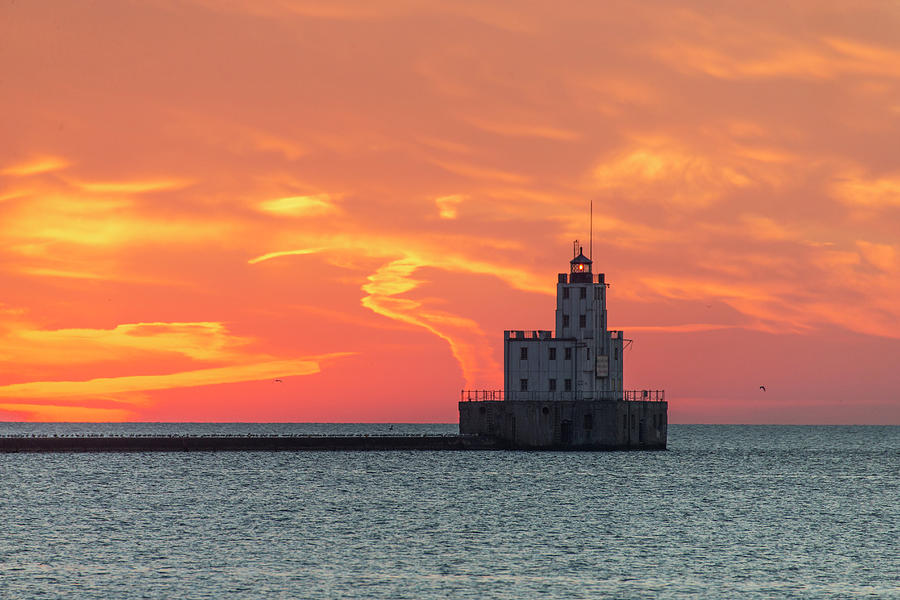 Milwaukee Harbor First Light Photograph By Bonnie Delap - Fine Art America