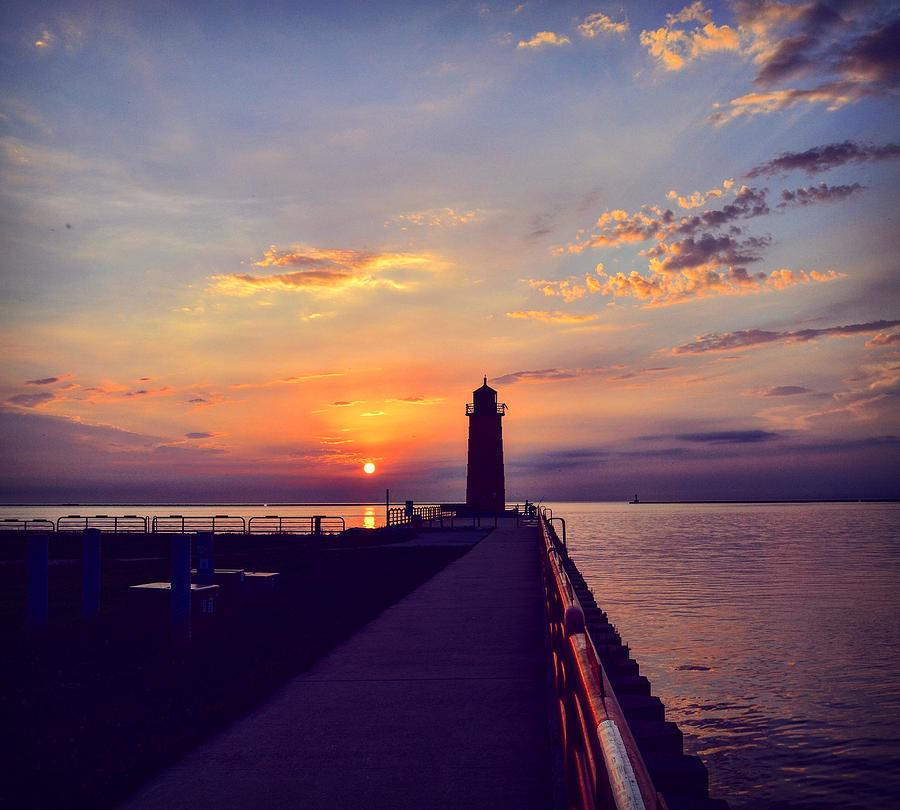 Milwaukee Lighthouse Photograph by Nikki Watson McInnes - Fine Art America