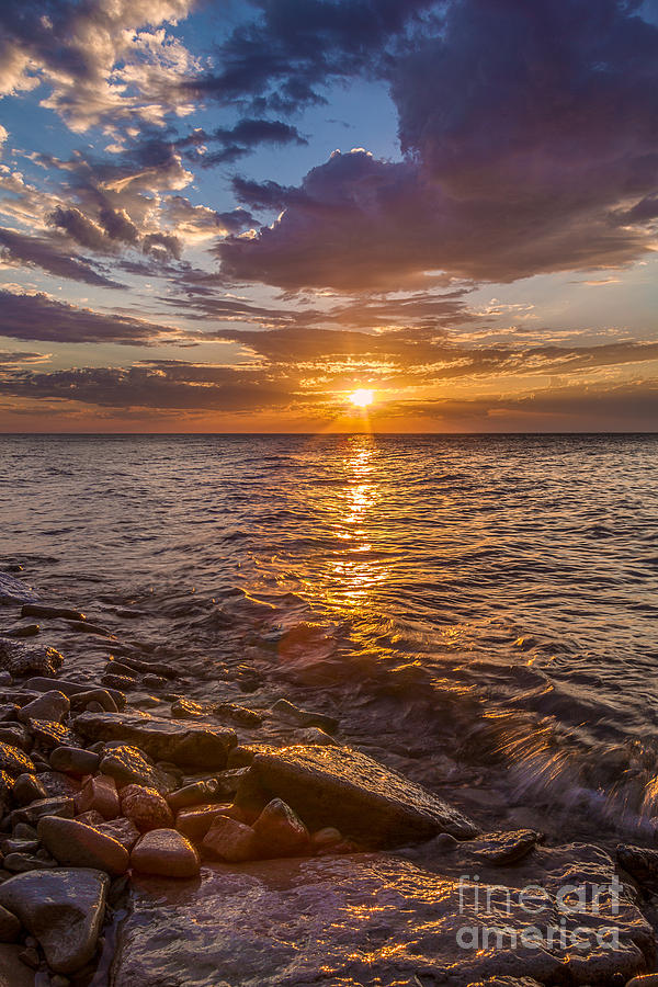 Lake Michigan Photograph - Milwaukee Morning Glimmer by Andrew Slater