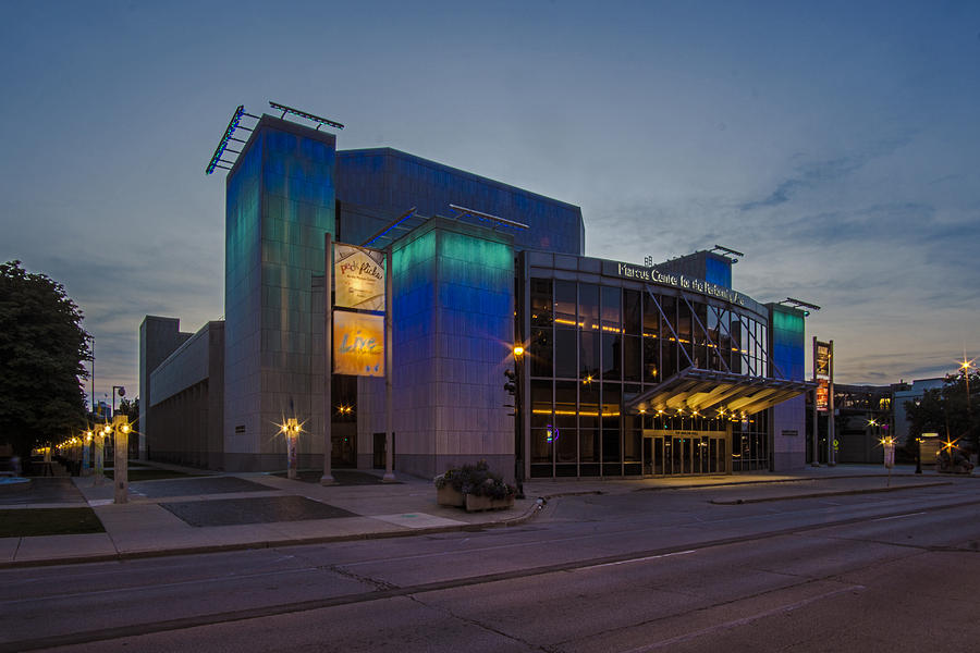 Milwaukee Performing Arts Center At Dusk Photograph by Sven Brogren