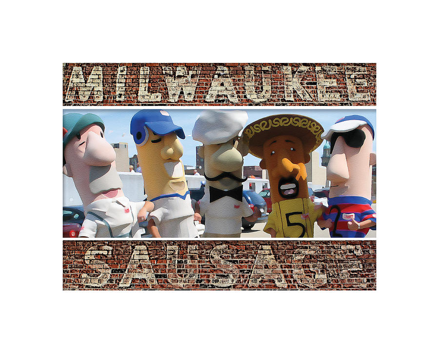 Milwaukee Sausages Digital Art by Geoff Strehlow