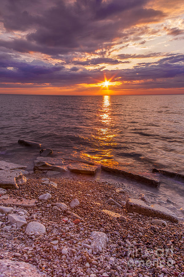 Lake Michigan Photograph - Milwaukee Sunrise Point by Andrew Slater